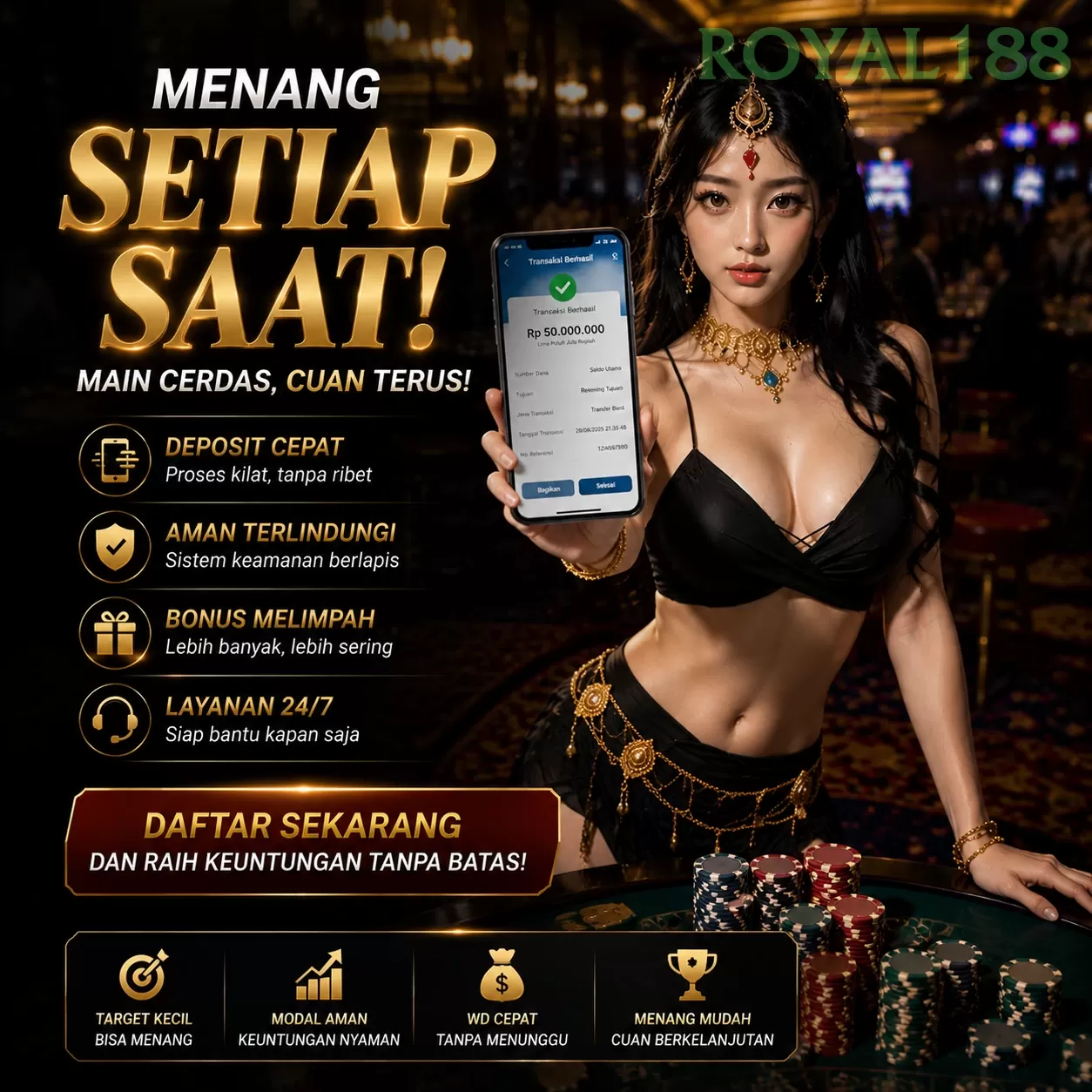 WELCOME BONUS NEW MEMBER 50_ promotion image